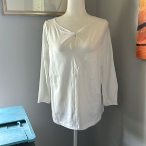 Nic&Zoe knot front t shirt